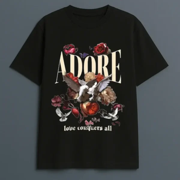 ADORE OVERSIZED TEE (M) ADORE OVERSIZED TEE