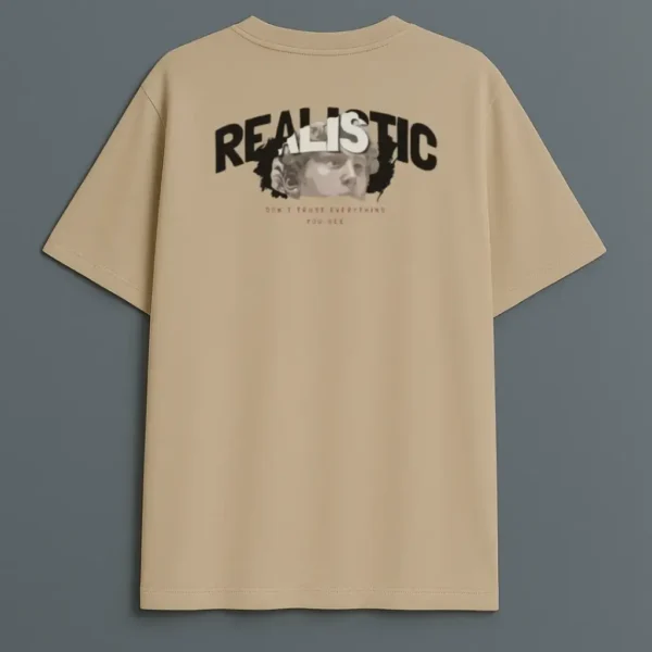 REALISTIC OVERSIZED TEE (M) REALISTIC OVERSIZED TEE