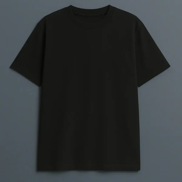 plain black front BROCK LESNAR OVERSIZED TEE